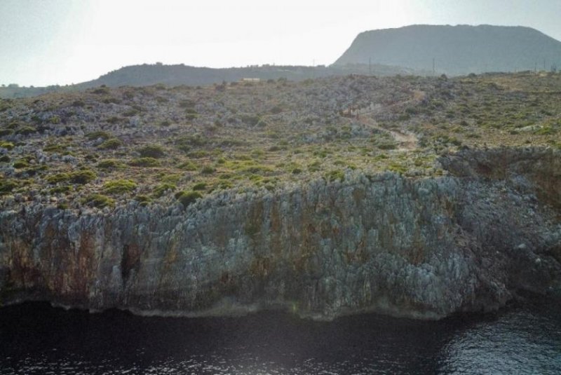 Kokkino Chorio Kreta, Kokkino Chorio: Grundstück am Meer mit Genehmigung für Luxusvilla zu verkaufen Grundstück kaufen